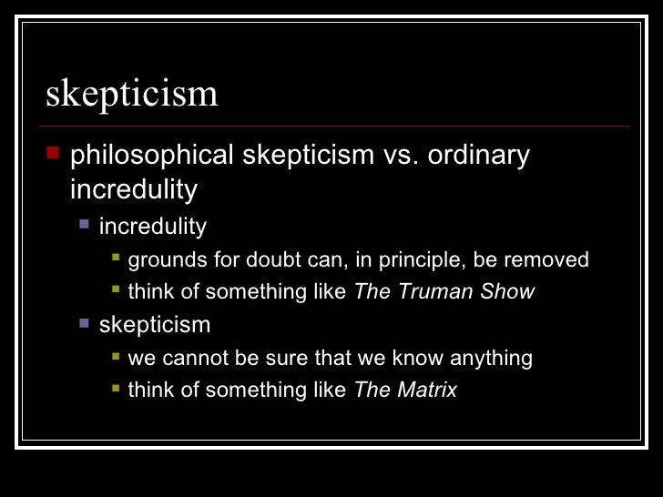 Pyrrhonian Skepticism